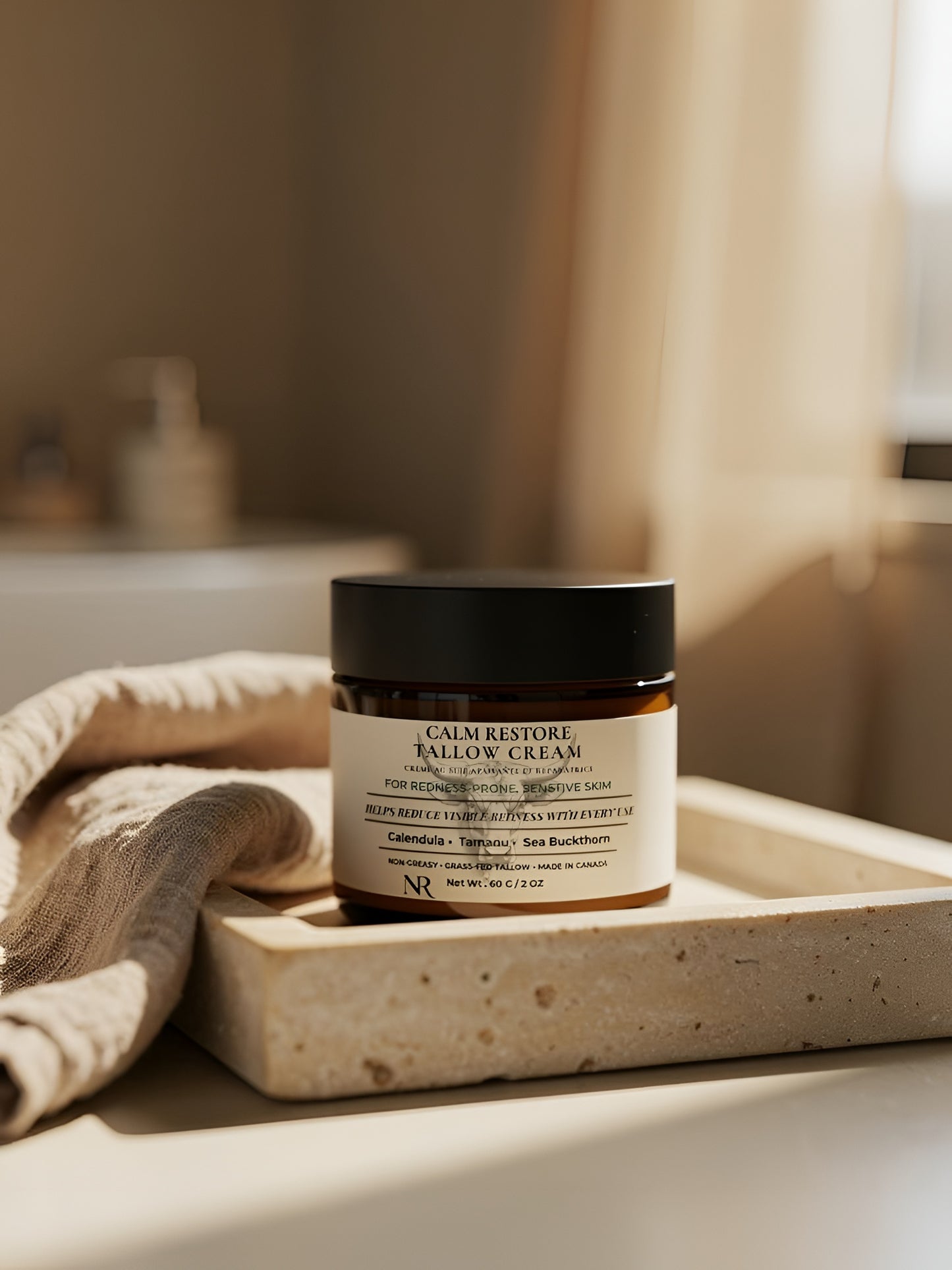 Calm Restore Tallow Cream - For Redness & Reactive Skin