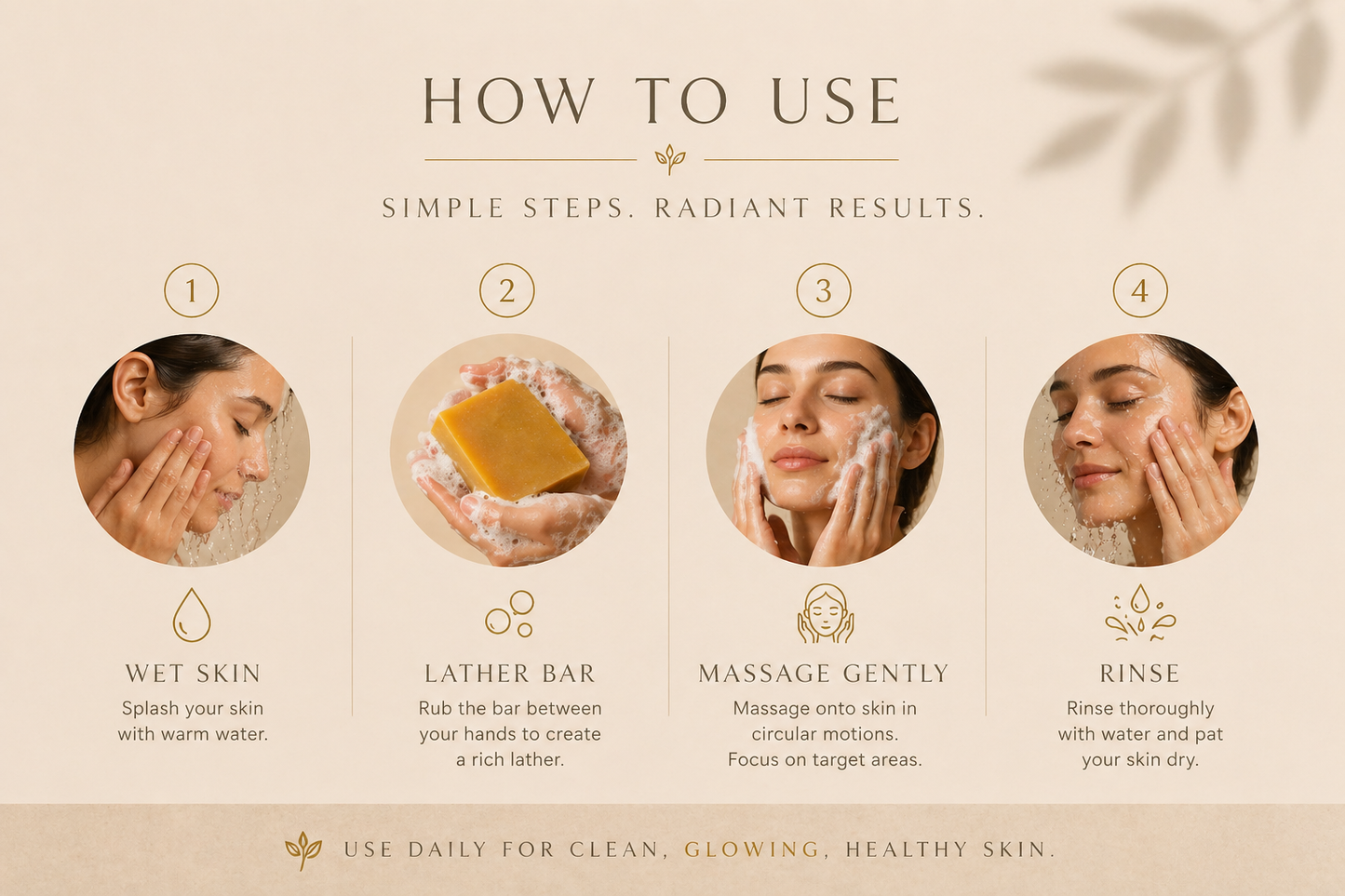 Golden Glow – Daily Acne Cleanser for Oily, Breakout-Prone Skin