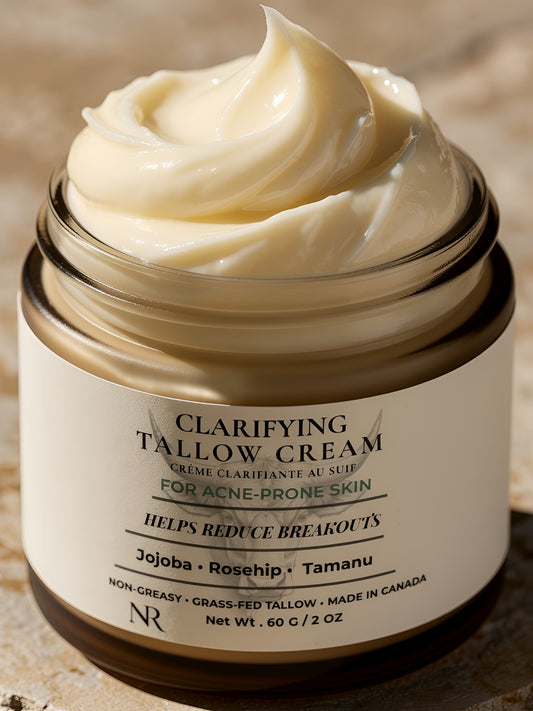 Clarifying Tallow Cream - For Acne-Prone, Sensitive Skin