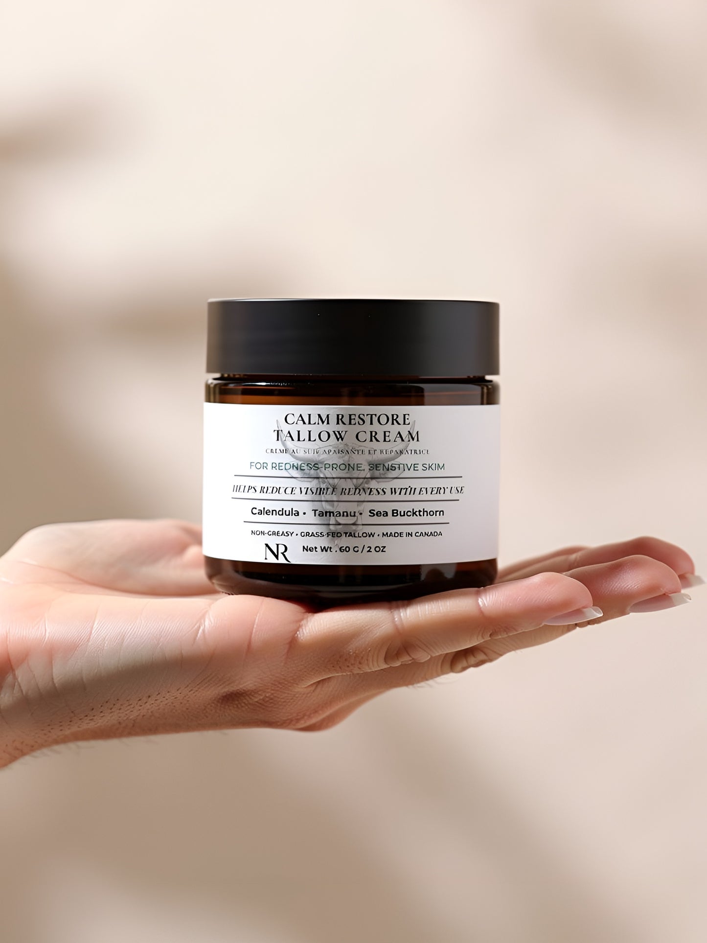 Calm Restore Tallow Cream - For Redness & Reactive Skin