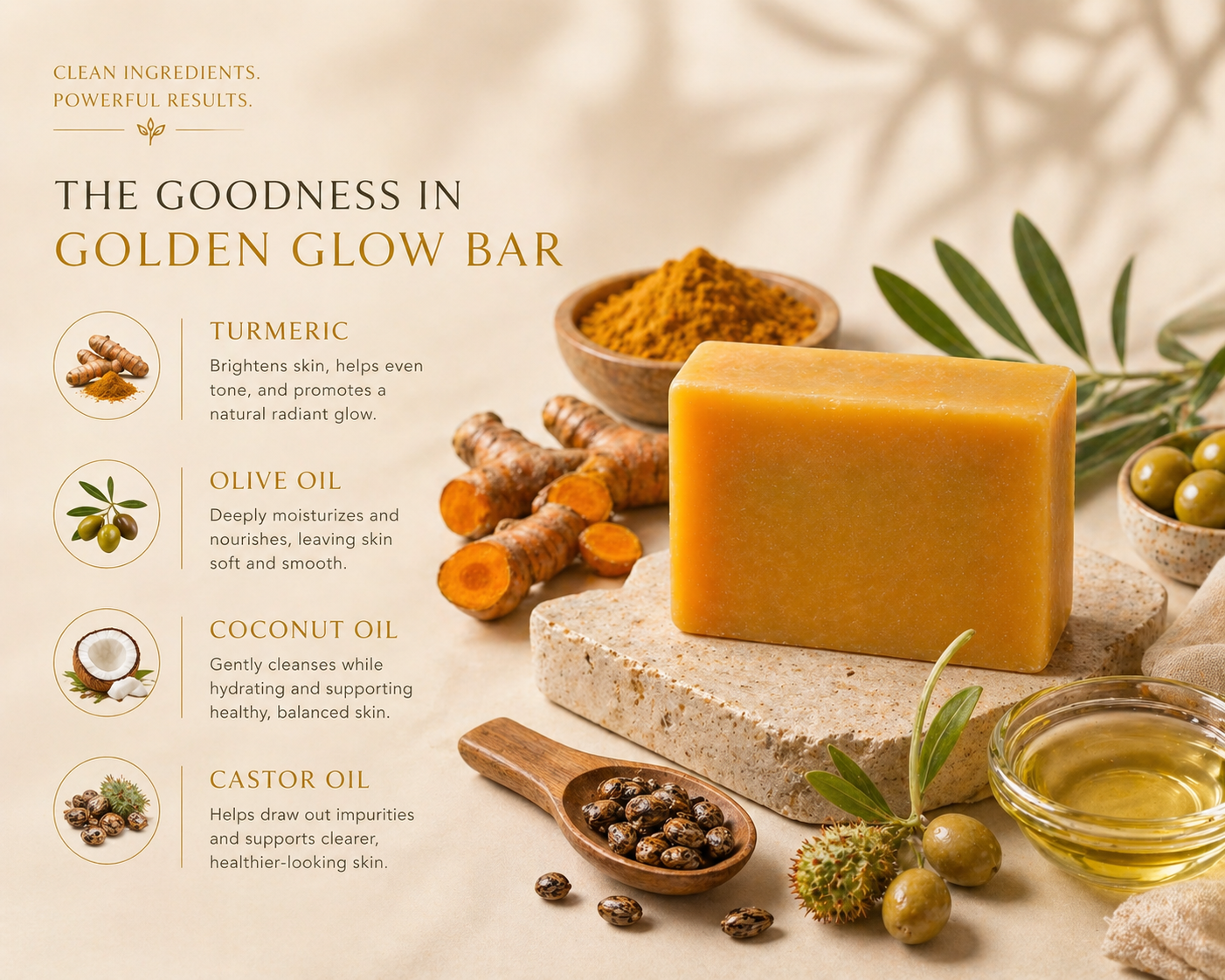 Golden Glow – Daily Acne Cleanser for Oily, Breakout-Prone Skin