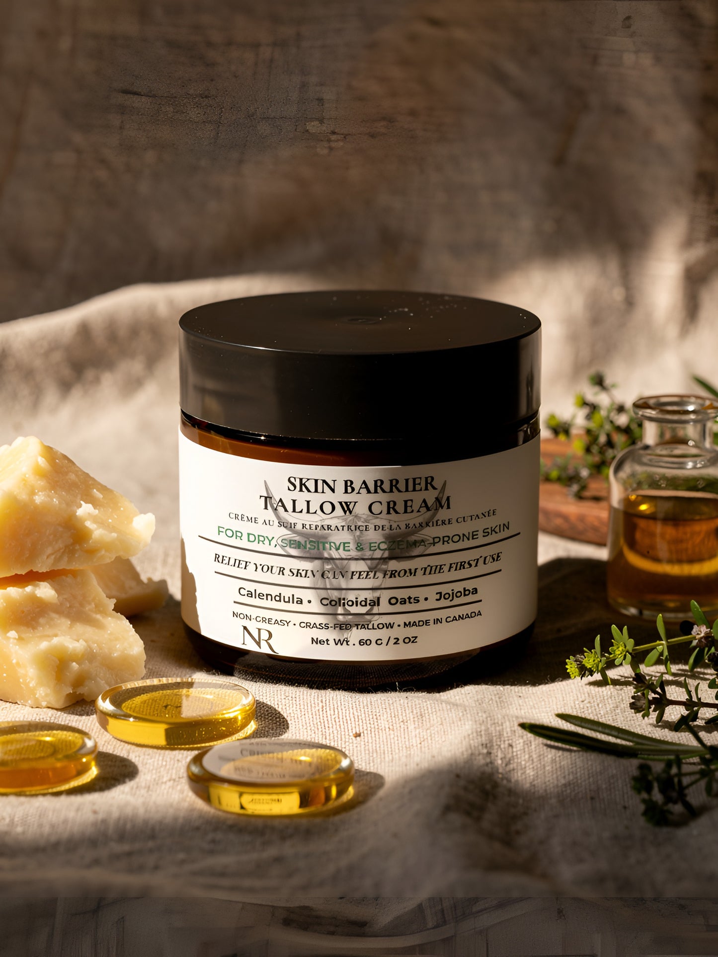 Skin Barrier Tallow Cream - For Dry, Eczema-Prone Skin