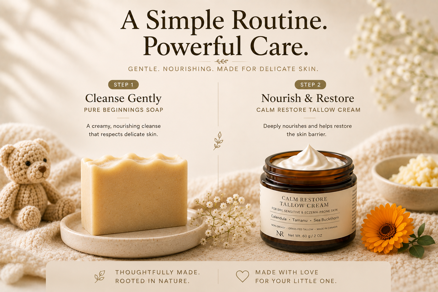 Gentle Barrier Care System – Ultra-Gentle Routine for Sensitive & Delicate Skin