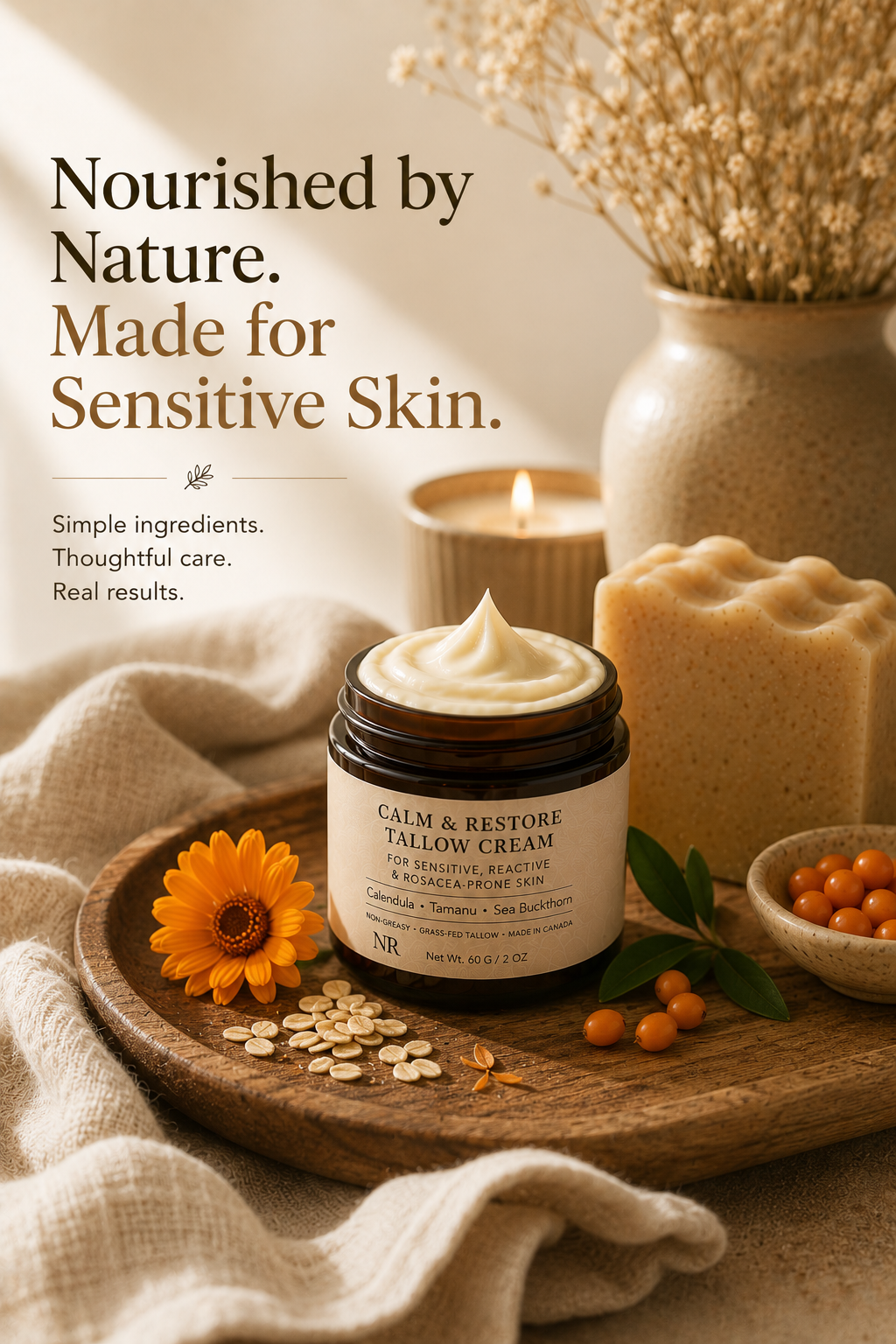 Calm & Restore System – Gentle Routine for Redness & Reactive Skin