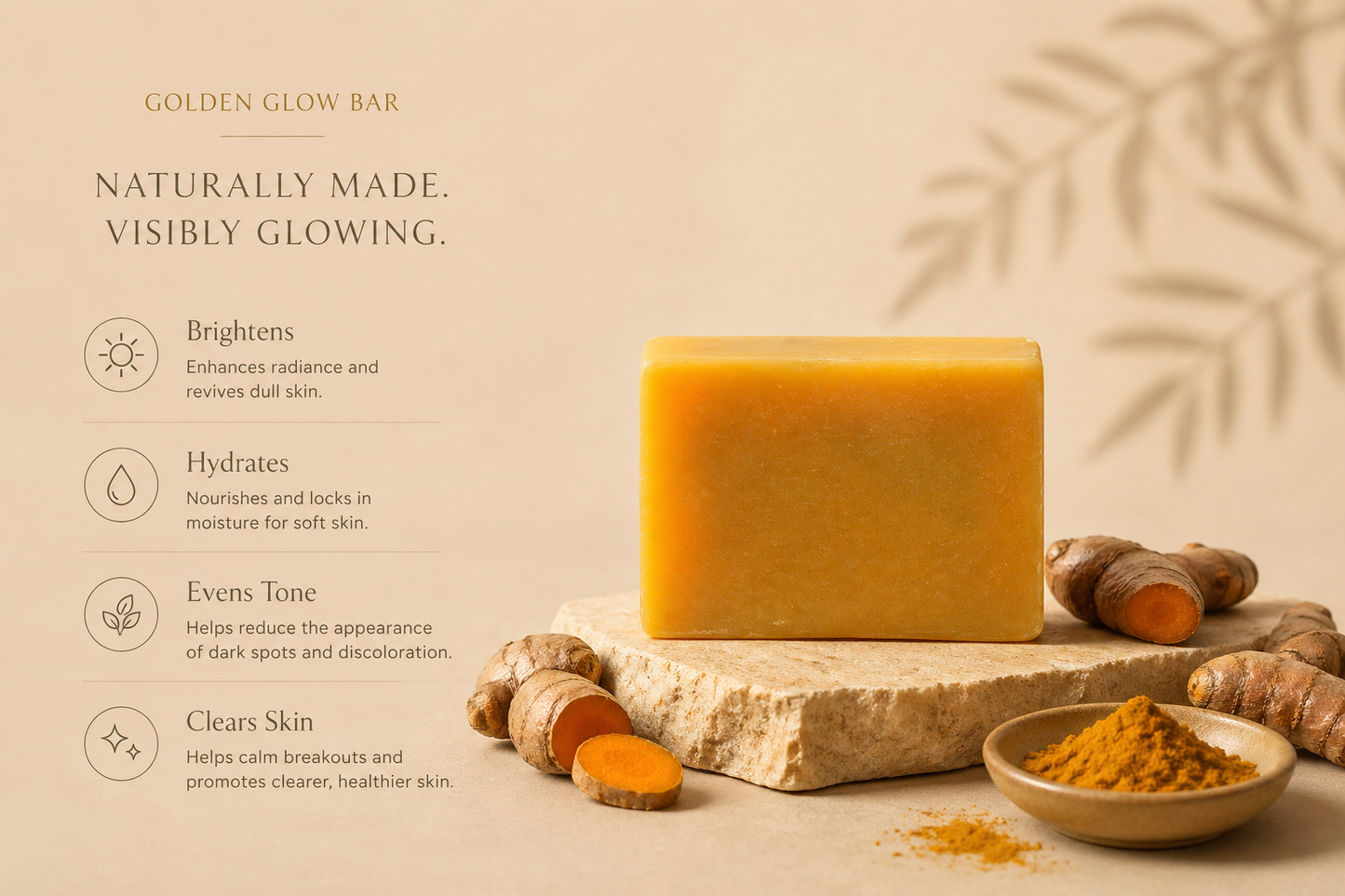 Golden Glow – Daily Acne Cleanser for Oily, Breakout-Prone Skin