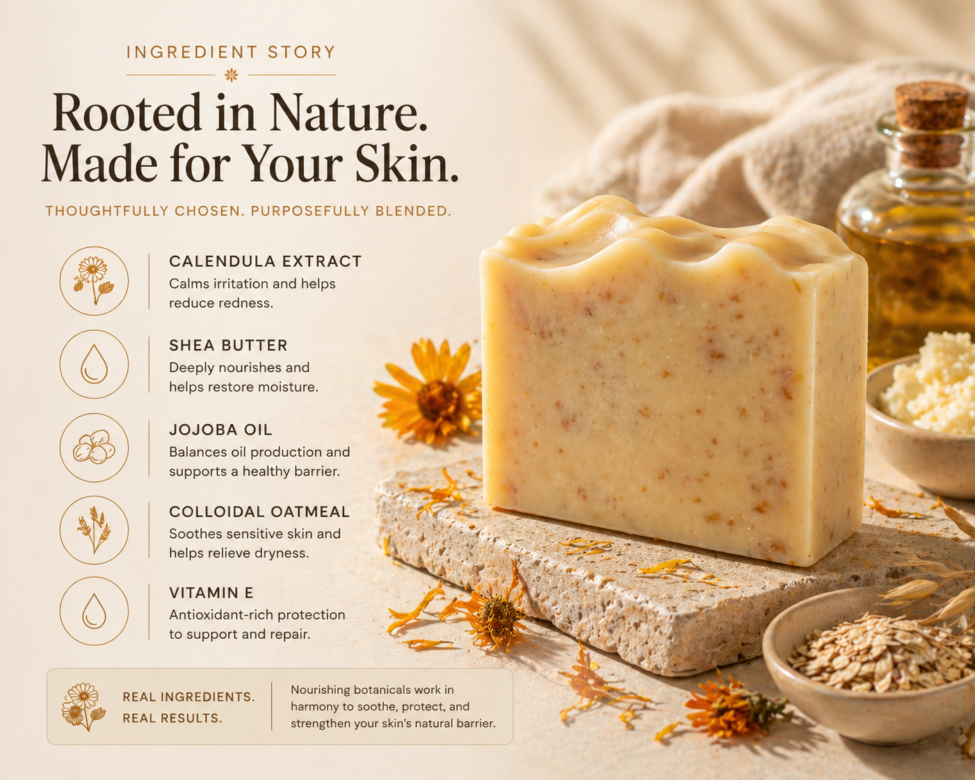 Calendula Barrier Restore – Ultra-Gentle Cleanser for Rosacea, Eczema & Reactive Ski