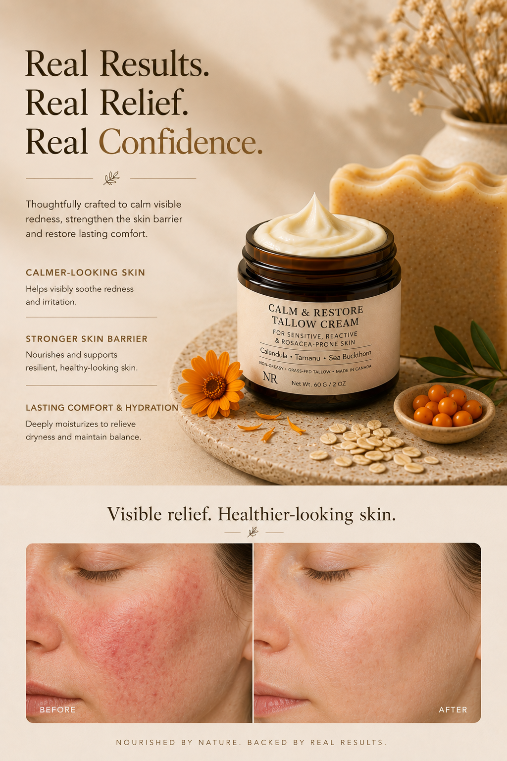 Calm & Restore System – Gentle Routine for Redness & Reactive Skin