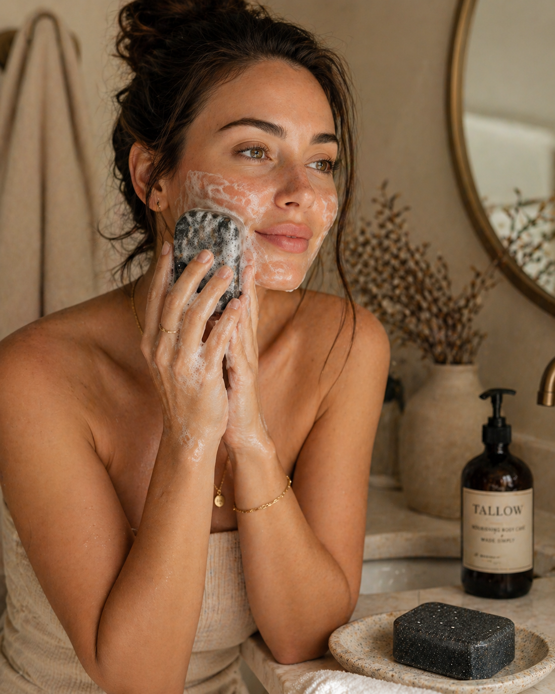 Midnight Reset – Deep Cleansing Acne Bar for Congested, Breakout-Prone Skin