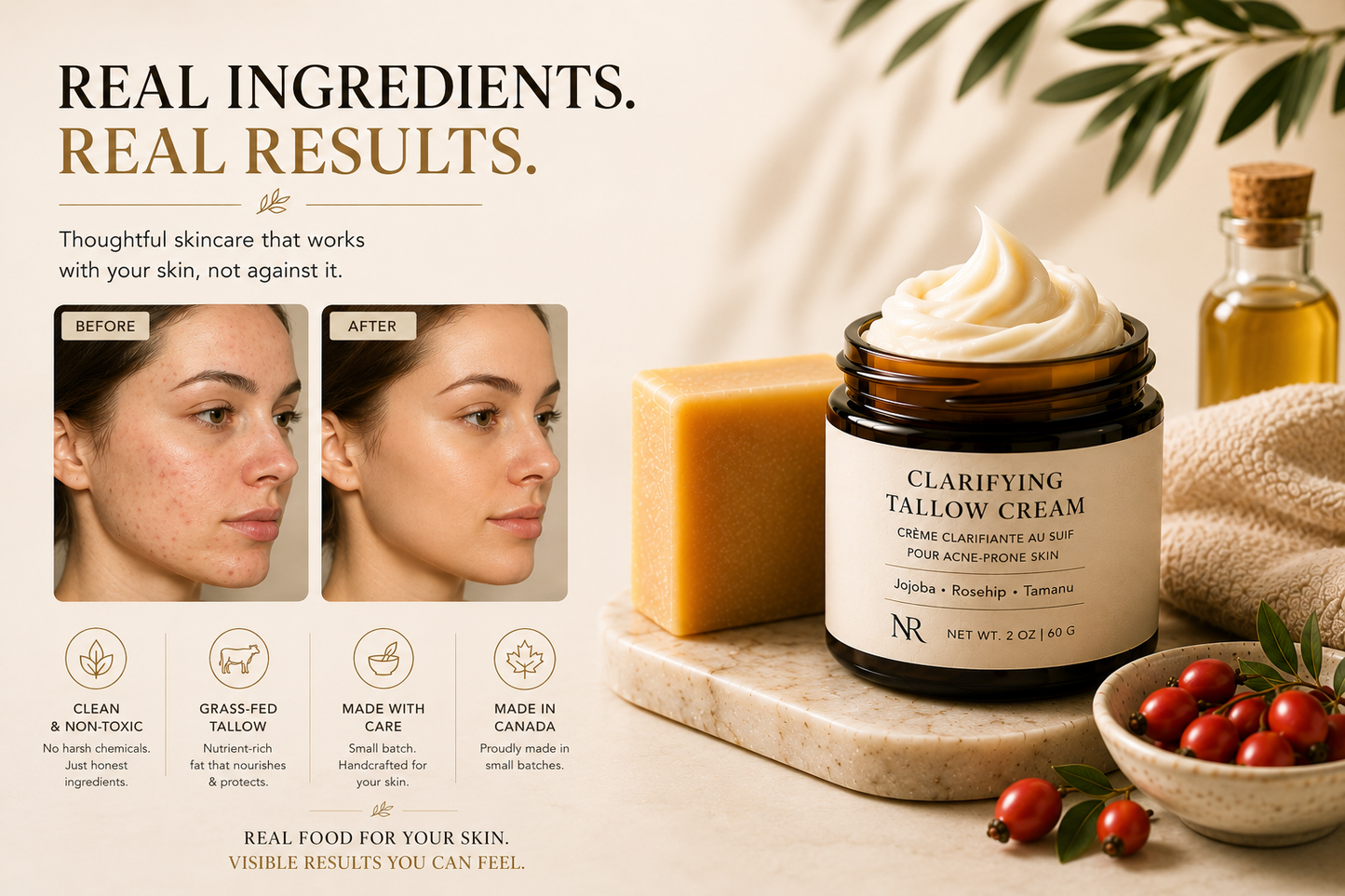 Clear Skin Routine – Daily Acne System for Balanced, Breakout-Prone Skin