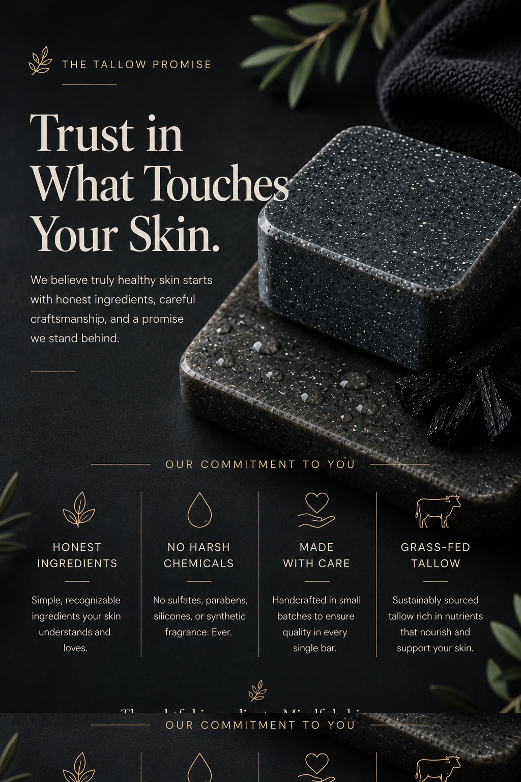 Midnight Reset – Deep Cleansing Acne Bar for Congested, Breakout-Prone Skin