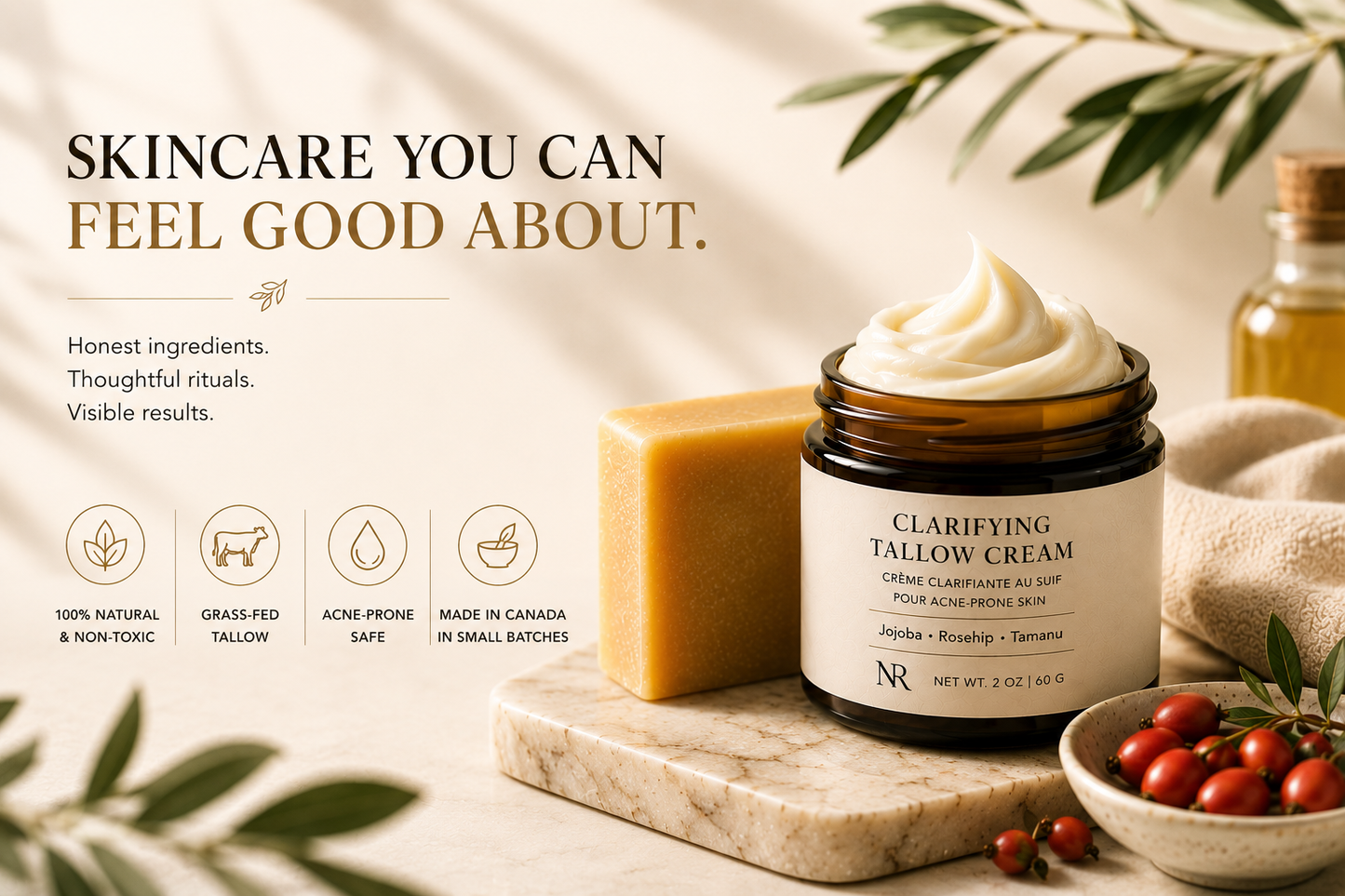 Clear Skin Routine – Daily Acne System for Balanced, Breakout-Prone Skin