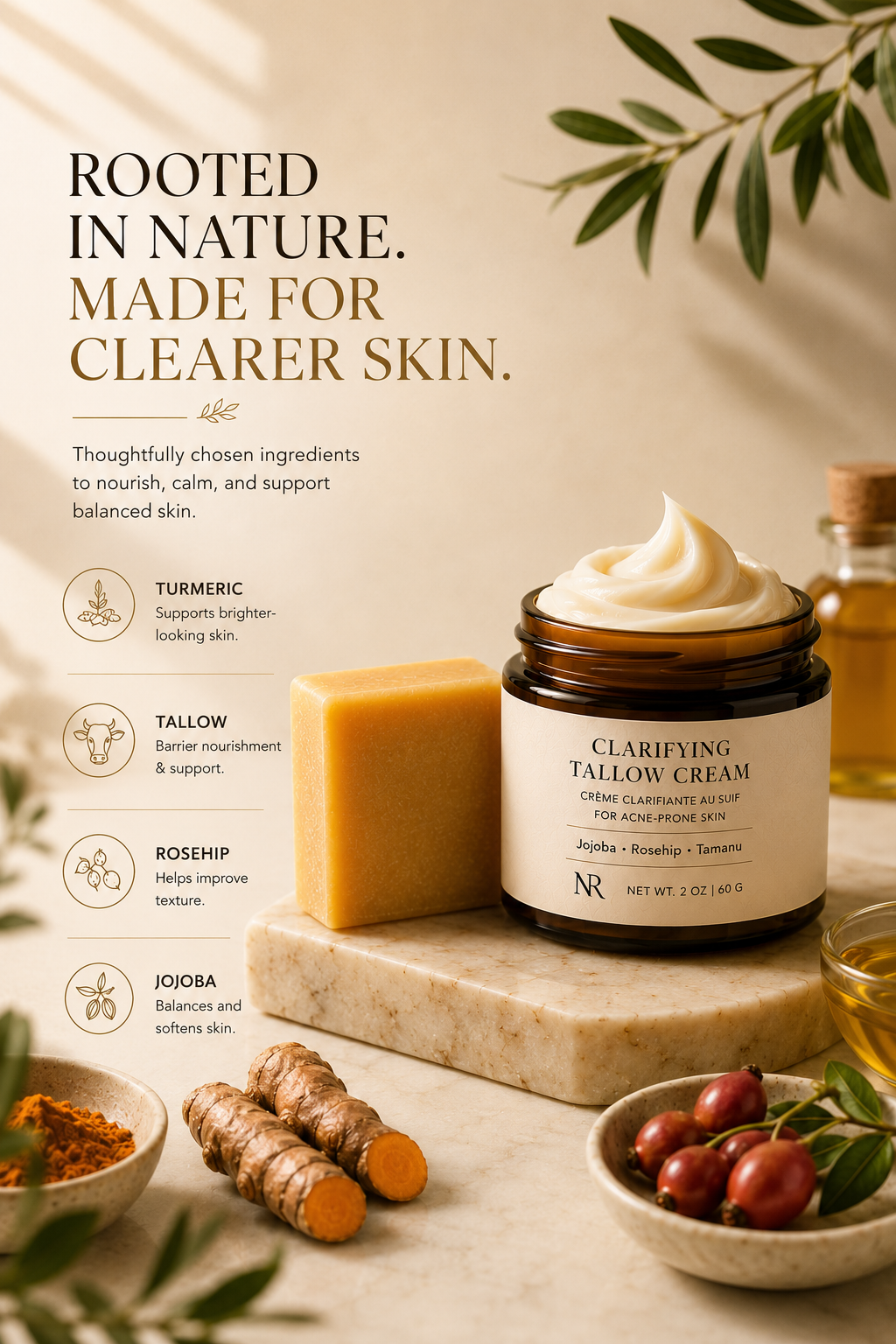 Clear Skin Routine – Daily Acne System for Balanced, Breakout-Prone Skin